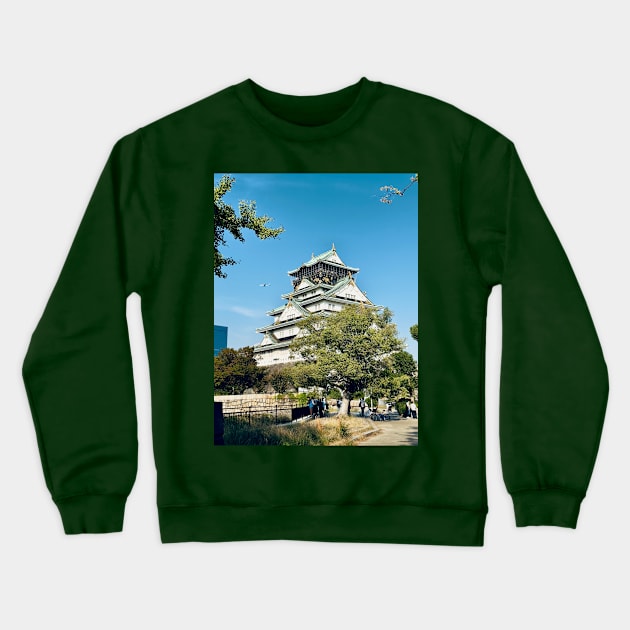 The Osaka Castle Crewneck Sweatshirt by dagobah_days